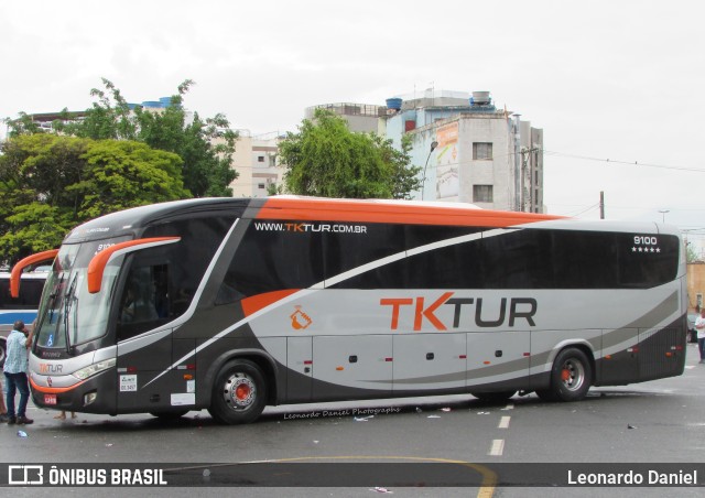 TKTUR Fretamento 9100 na cidade de Aparecida, São Paulo, Brasil, por Leonardo Daniel. Número da foto: #9923081.