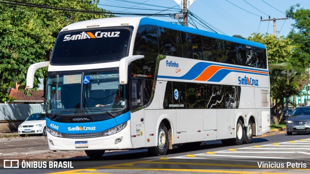 VUSC - Viação União Santa Cruz 4260 na cidade de Joinville, Santa Catarina, Brasil, por Vinicius Petris. ID da foto: 9923434.