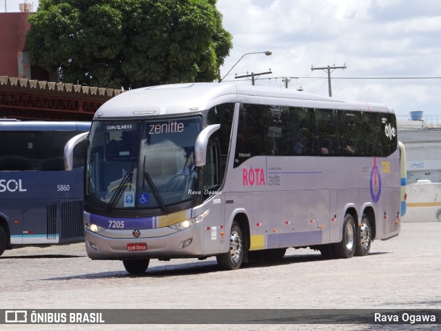 Rota Transportes Rodoviários 7205 na cidade de Vitória da Conquista, Bahia, Brasil, por Rava Ogawa. Número da foto: #9923278.