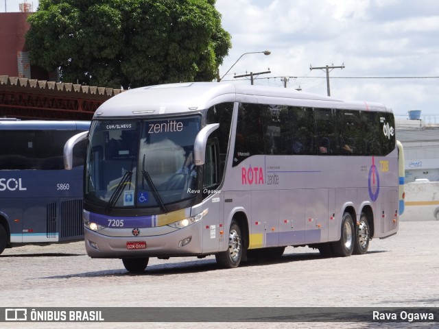 Rota Transportes Rodoviários 7205 na cidade de Vitória da Conquista, Bahia, Brasil, por Rava Ogawa. ID da foto: 9923278.