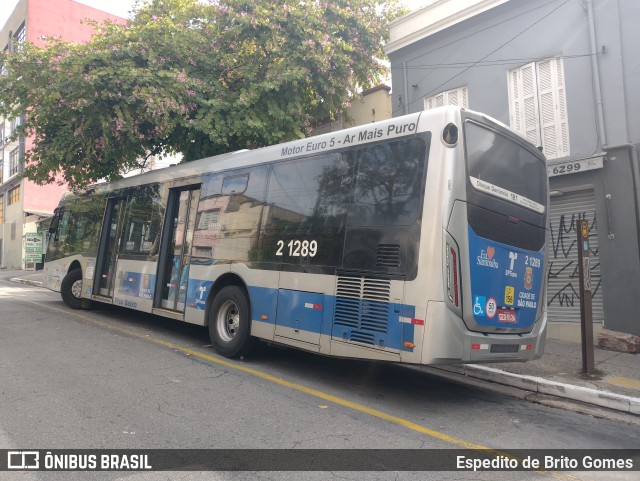 Sambaíba Transportes Urbanos 2 1289 na cidade de São Paulo, São Paulo, Brasil, por Espedito de Brito Gomes. Número da foto: #9925662.
