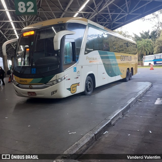 Empresa Gontijo de Transportes 18605 na cidade de São Paulo, São Paulo, Brasil, por Vanderci Valentim. ID da foto: 9924971.