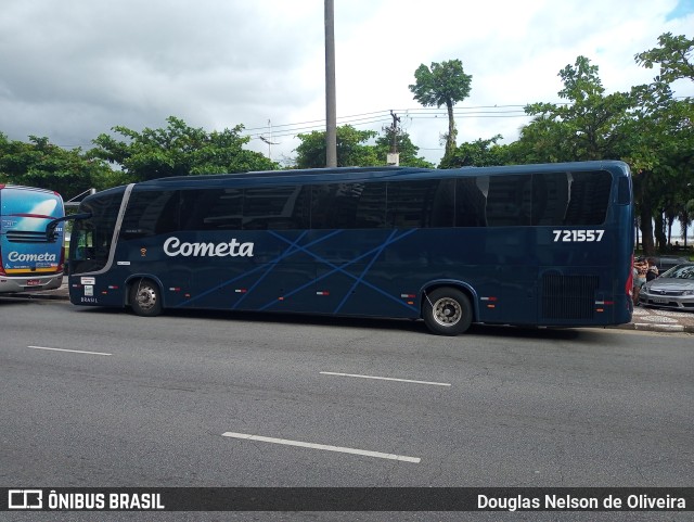 Viação Cometa 721557 na cidade de Santos, São Paulo, Brasil, por Douglas Nelson de Oliveira. ID da foto: 9924888.