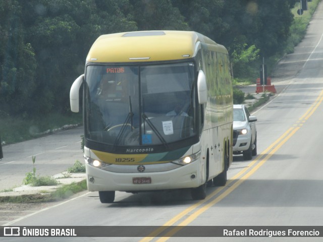 Empresa Gontijo de Transportes 18255 na cidade de Itaobim, Minas Gerais, Brasil, por Rafael Rodrigues Forencio. ID da foto: 9926076.