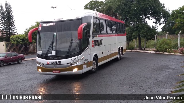 Expresso Itamarati 6380 na cidade de Estrela d`Oeste, São Paulo, Brasil, por João Vitor Pereira. Número da foto: #9926008.