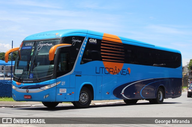 Litorânea Transportes Coletivos 5982 na cidade de São Paulo, São Paulo, Brasil, por George Miranda. Número da foto: #9926077.
