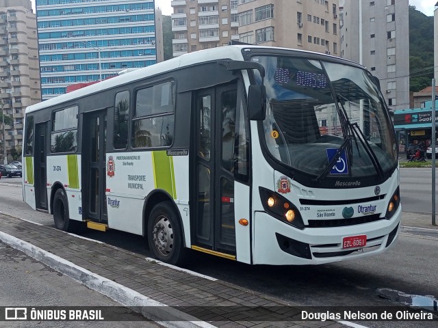 Otrantur Transporte e Turismo 31-374 na cidade de São Vicente, São Paulo, Brasil, por Douglas Nelson de Oliveira. Número da foto: #9924926.