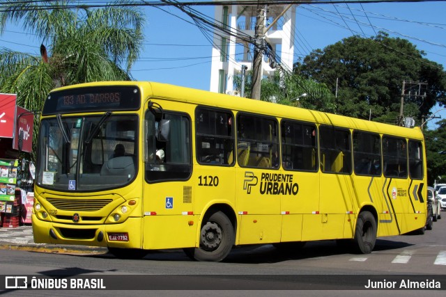 Pruden Express 1120 na cidade de Presidente Prudente, São Paulo, Brasil, por Junior Almeida. ID da foto: 9924695.