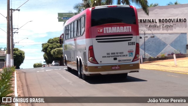 Expresso Itamarati 6380 na cidade de Estrela d`Oeste, São Paulo, Brasil, por João Vitor Pereira. Número da foto: #9925855.