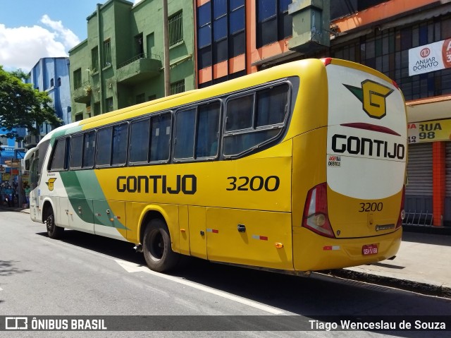 Empresa Gontijo de Transportes 3200 na cidade de Belo Horizonte, Minas Gerais, Brasil, por Tiago Wenceslau de Souza. ID da foto: 9879232.