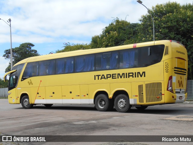 Viação Itapemirim 60057 na cidade de Curitiba, Paraná, Brasil, por Ricardo Matu. ID da foto: 9880315.