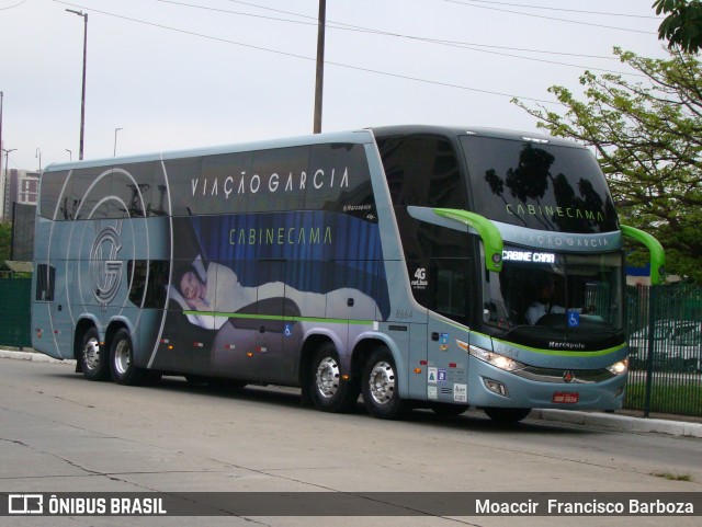 Viação Garcia 8664 na cidade de São Paulo, São Paulo, Brasil, por Moaccir  Francisco Barboza. ID da foto: 9879541.