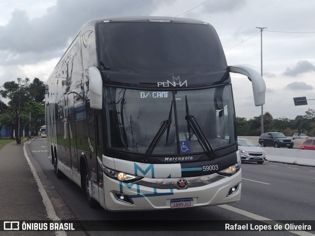 Empresa de Ônibus Nossa Senhora da Penha 59003 na cidade de São Paulo, São Paulo, Brasil, por Rafael Lopes de Oliveira. Número da foto: #9880830.