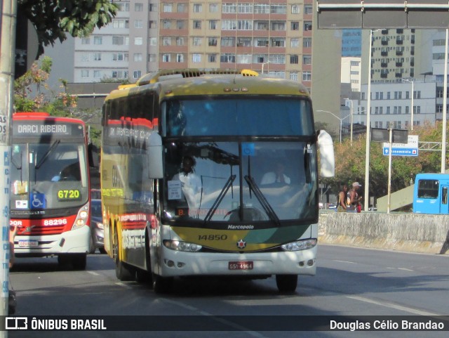 Empresa Gontijo de Transportes 14850 na cidade de Belo Horizonte, Minas Gerais, Brasil, por Douglas Célio Brandao. ID da foto: 9880188.