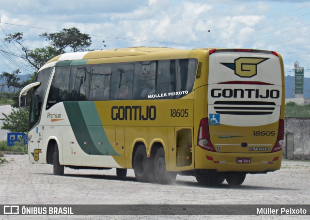 Empresa Gontijo de Transportes 18605 na cidade de Rio Largo, Alagoas, Brasil, por Müller Peixoto. ID da foto: 9880614.