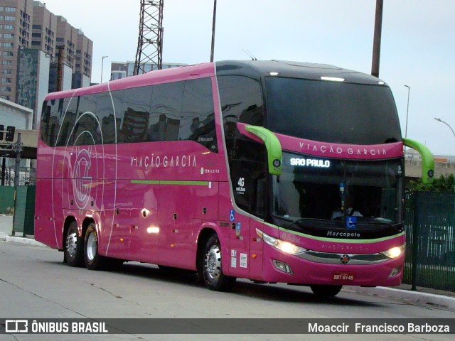 Viação Garcia 8564 na cidade de São Paulo, São Paulo, Brasil, por Moaccir  Francisco Barboza. ID da foto: 9879602.