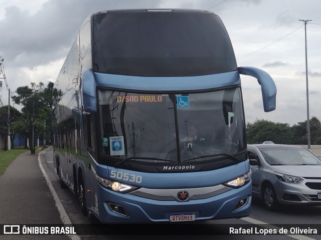 Viação Águia Branca 50530 na cidade de São Paulo, São Paulo, Brasil, por Rafael Lopes de Oliveira. Número da foto: #9880774.