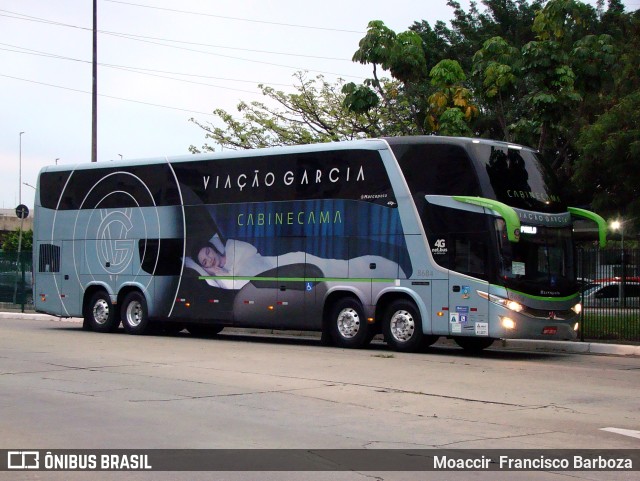 Viação Garcia 8684 na cidade de São Paulo, São Paulo, Brasil, por Moaccir  Francisco Barboza. Número da foto: #9879620.