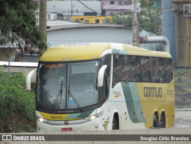 Empresa Gontijo de Transportes 18275 na cidade de Belo Horizonte, Minas Gerais, Brasil, por Douglas Célio Brandao. ID da foto: 9927831.