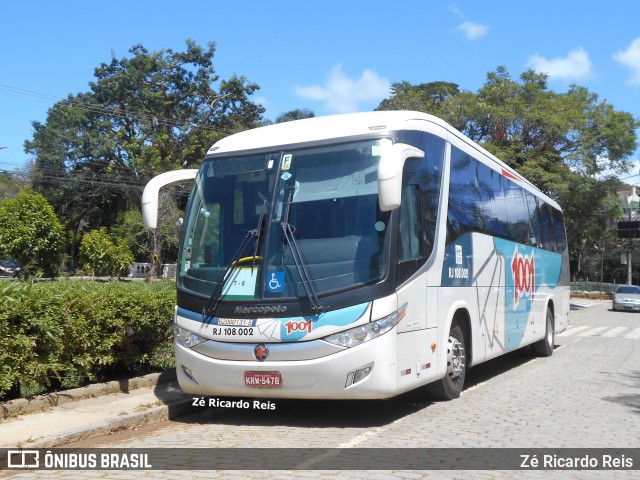 Auto Viação 1001 RJ 108.002 na cidade de Petrópolis, Rio de Janeiro, Brasil, por Zé Ricardo Reis. ID da foto: 9928514.