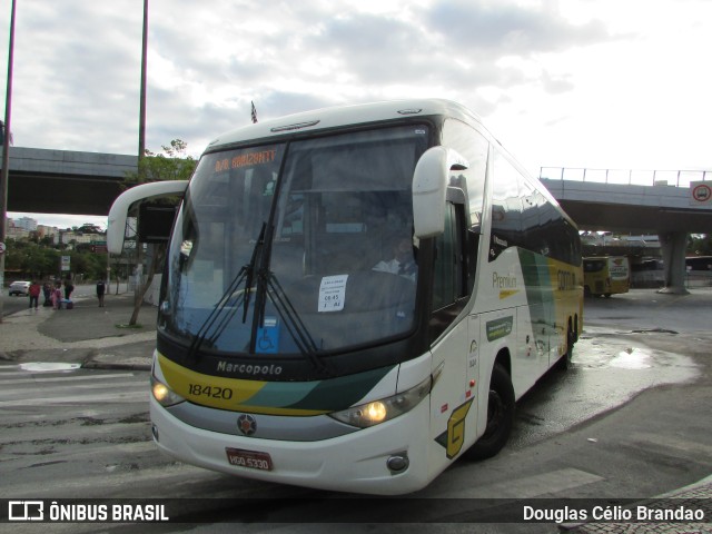 Empresa Gontijo de Transportes 18420 na cidade de Belo Horizonte, Minas Gerais, Brasil, por Douglas Célio Brandao. ID da foto: 9928716.