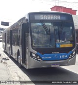 Viação Grajaú S.A. 6 1814 na cidade de São Paulo, São Paulo, Brasil, por LUIS FELIPE CANDIDO NERI. Número da foto: #:id.