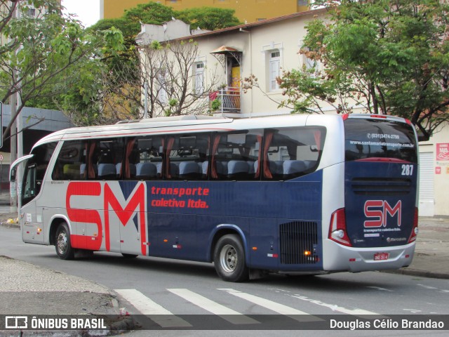 Transporte Coletivo Santa Maria 287 na cidade de Belo Horizonte, Minas Gerais, Brasil, por Douglas Célio Brandao. Número da foto: #9932348.