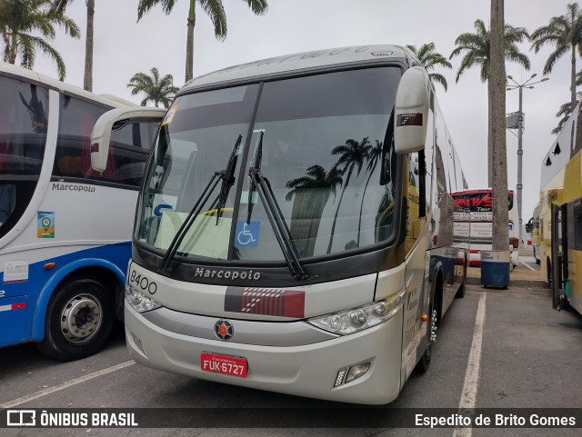 Tucuruvi Transportes e Turismo 8400 na cidade de Aparecida, São Paulo, Brasil, por Espedito de Brito Gomes. Número da foto: #9929953.