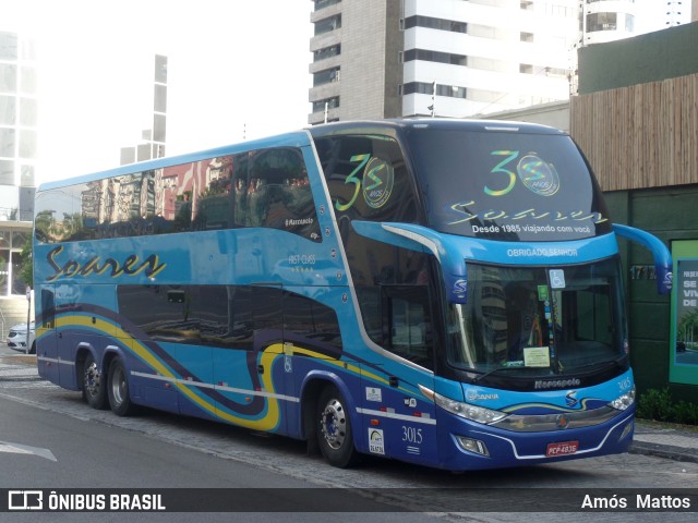 Soares Turismo e Fretamento 3015 na cidade de Fortaleza, Ceará, Brasil, por Amós  Mattos. ID da foto: 9930718.