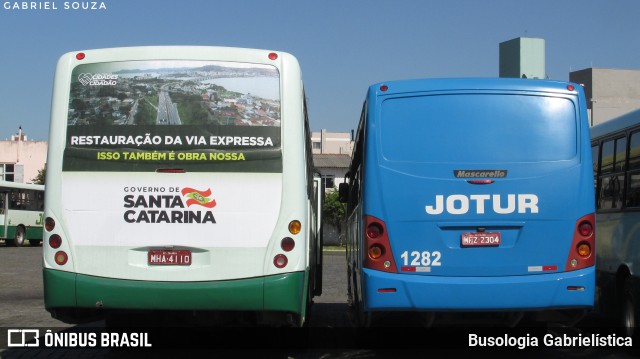 Jotur - Auto Ônibus e Turismo Josefense 1222 na cidade de Palhoça, Santa Catarina, Brasil, por Busologia Gabrielística. ID da foto: 9932248.