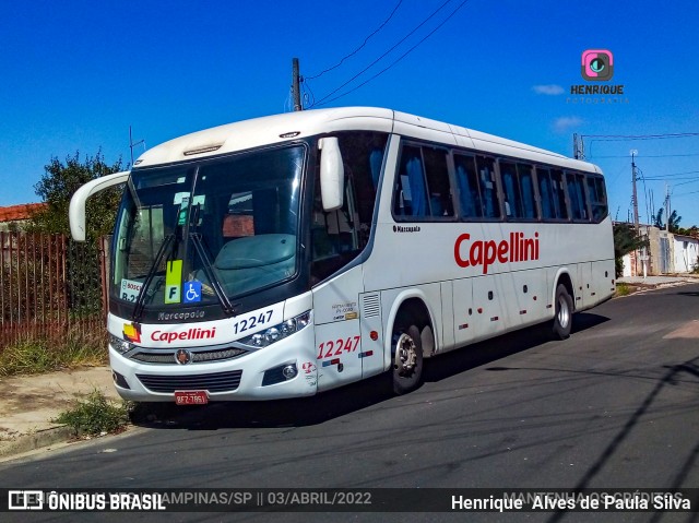 Transportes Capellini 12247 na cidade de Campinas, São Paulo, Brasil, por Henrique Alves de Paula Silva. Número da foto: #9932336.