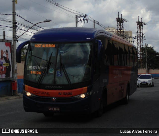 Evanil Transportes e Turismo RJ 132.050 na cidade de Nova Iguaçu, Rio de Janeiro, Brasil, por Lucas Alves Ferreira. Número da foto: #9932024.
