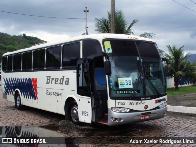 Breda Transportes e Serviços 1152 na cidade de Cubatão, São Paulo, Brasil, por Adam Xavier Rodrigues Lima. ID da foto: 9930518.