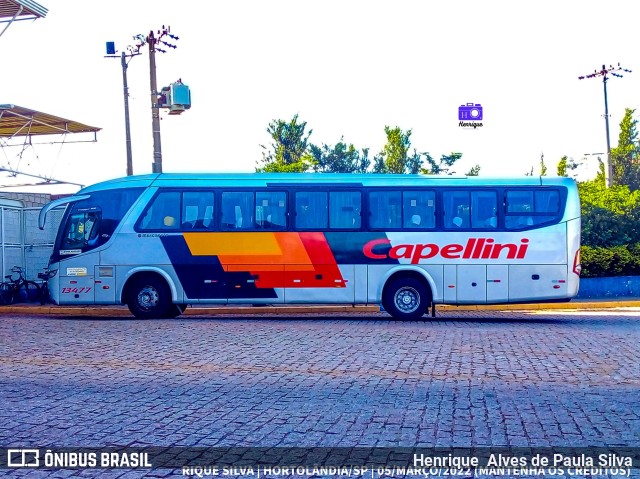 Transportes Capellini 13477 na cidade de Hortolândia, São Paulo, Brasil, por Henrique Alves de Paula Silva. ID da foto: 9932371.