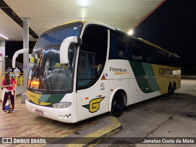 Empresa Gontijo de Transportes 17170 na cidade de João Monlevade, Minas Gerais, Brasil, por Jonatas Costa da Mata. ID da foto: 9934081.