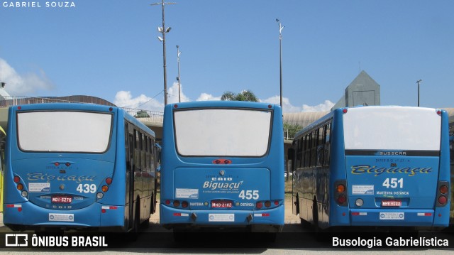 Biguaçu Transportes Coletivos Administração e Participação 451 na cidade de Florianópolis, Santa Catarina, Brasil, por Busologia Gabrielística. Número da foto: #9933725.