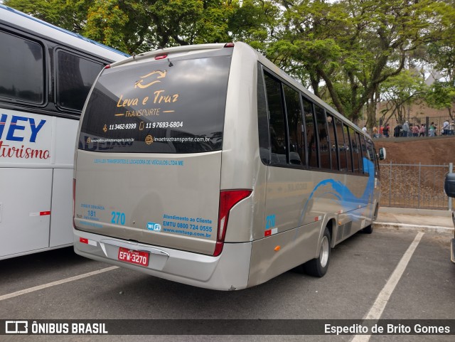Leva e Traz Transporte e Turismo 270 na cidade de Aparecida, São Paulo, Brasil, por Espedito de Brito Gomes. Número da foto: #9933468.