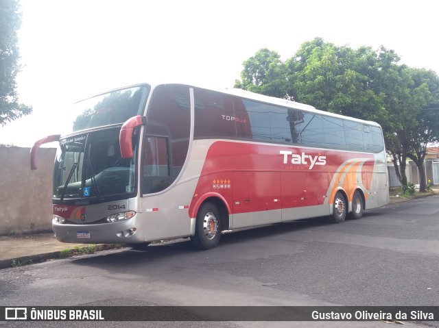 TáTy Transporte e Turismo 2014 na cidade de Araguari, Minas Gerais, Brasil, por Gustavo Oliveira da Silva. ID da foto: 9933538.