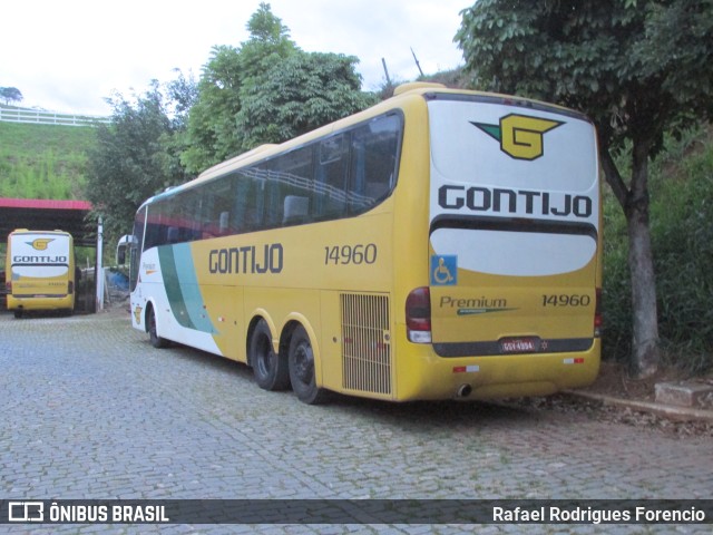 Empresa Gontijo de Transportes 14960 na cidade de João Monlevade, Minas Gerais, Brasil, por Rafael Rodrigues Forencio. ID da foto: 9932818.