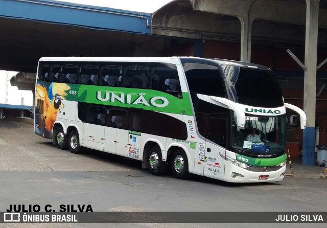 Empresa União de Transportes 4185 na cidade de Porto Alegre, Rio Grande do Sul, Brasil, por JULIO SILVA. ID da foto: 9935580.