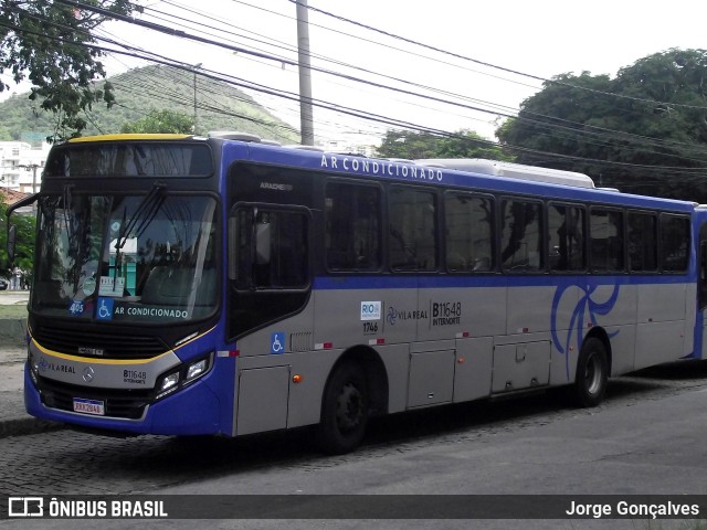 Viação Vila Real B11648 na cidade de Rio de Janeiro, Rio de Janeiro, Brasil, por Jorge Gonçalves. ID da foto: 9933000.