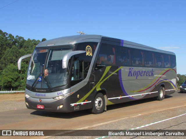 Kopereck Turismo 640 na cidade de Rio Pardo, Rio Grande do Sul, Brasil, por Ricardo Manoel Limberger Carvalho. Número da foto: #9932777.