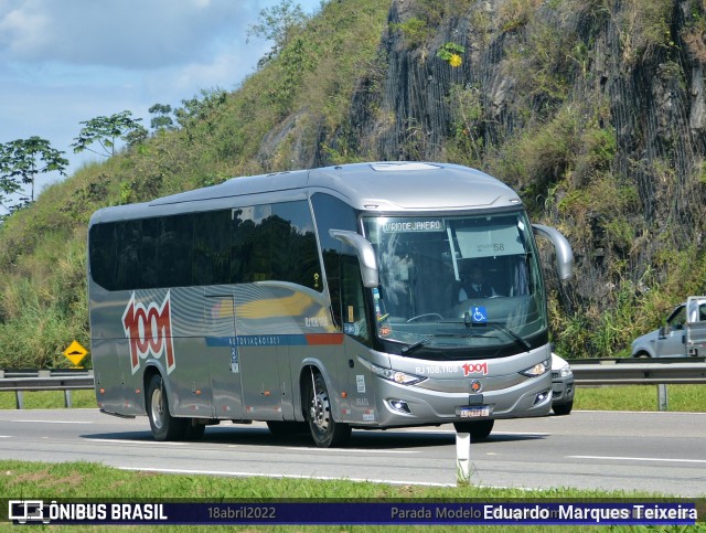 Auto Viação 1001 RJ 108.1108 na cidade de Guapimirim, Rio de Janeiro, Brasil, por Eduardo  Marques Teixeira. ID da foto: 9933306.