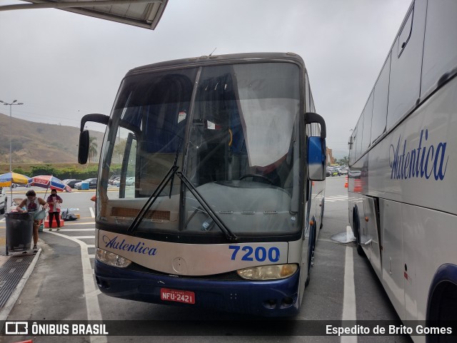 União do Sul - Transportadora Turística Autêntica 7200 na cidade de Aparecida, São Paulo, Brasil, por Espedito de Brito Gomes. ID da foto: 9933509.