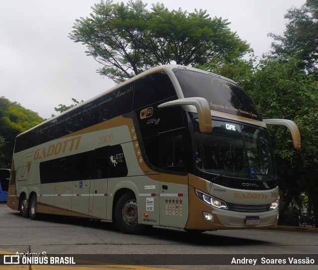 Auto Viação Gadotti 3900 na cidade de São Paulo, São Paulo, Brasil, por Andrey  Soares Vassão. ID da foto: 9932680.