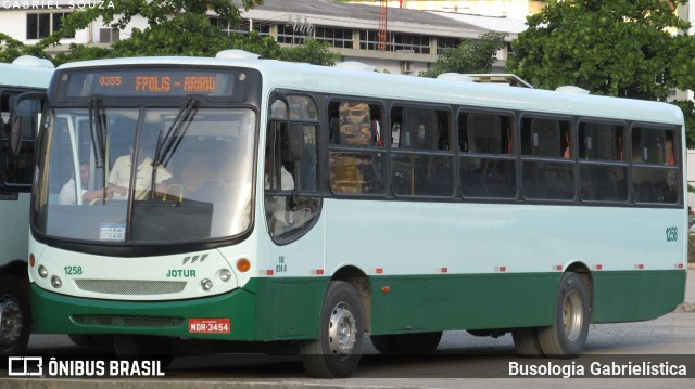 Jotur - Auto Ônibus e Turismo Josefense 1258 na cidade de Florianópolis, Santa Catarina, Brasil, por Busologia Gabrielística. Número da foto: #9934512.