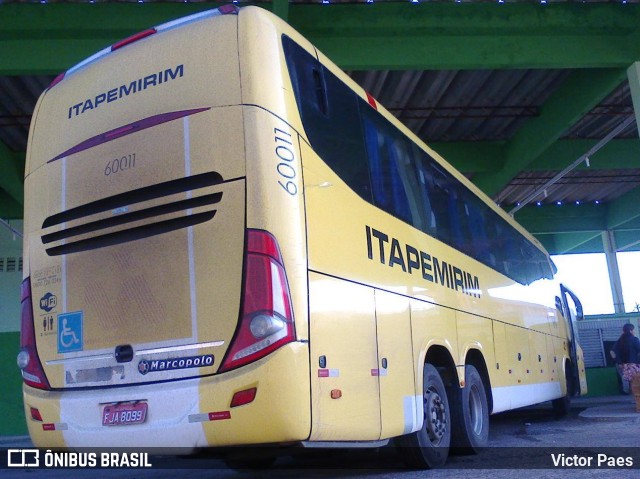 Viação Itapemirim 60011 na cidade de Ipueiras, Ceará, Brasil, por Victor Paes. Número da foto: #9933131.