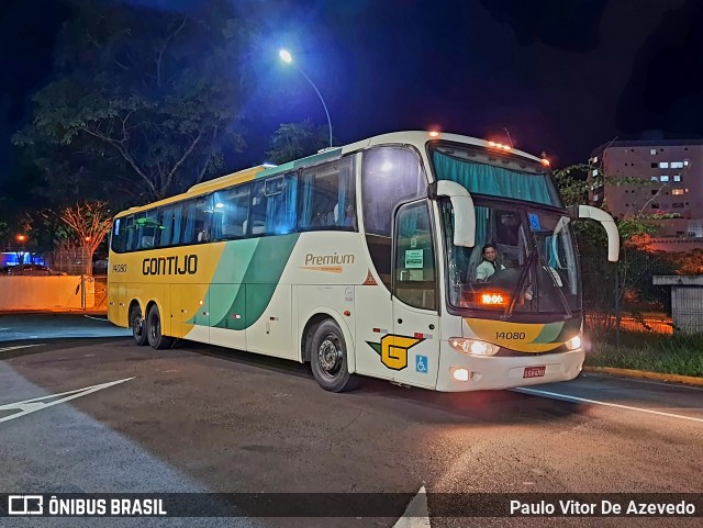 Empresa Gontijo de Transportes 14080 na cidade de Franca, São Paulo, Brasil, por Paulo Vitor De Azevedo. Número da foto: #9935009.