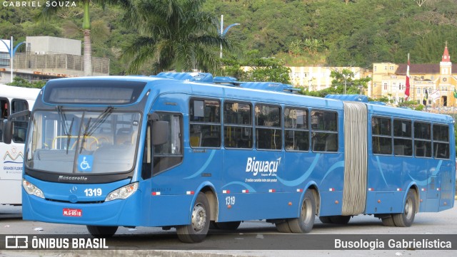 Biguaçu Transportes Coletivos Administração e Participação 1319 na cidade de Florianópolis, Santa Catarina, Brasil, por Busologia Gabrielística. Número da foto: #9934504.