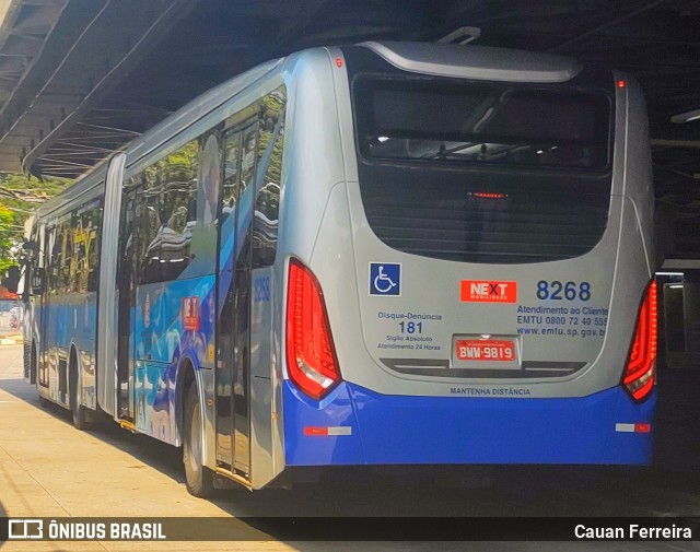Next Mobilidade - ABC Sistema de Transporte 8268 na cidade de São Paulo, São Paulo, Brasil, por Cauan Ferreira. Número da foto: #9934523.